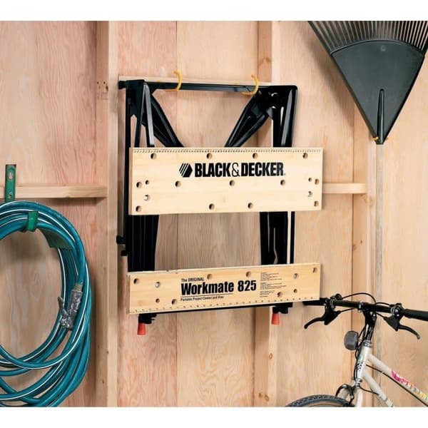 BLACK+DECKER Folding Workbench Vise - WM825-XJ - Hand Clamping - Max Load 250 kg