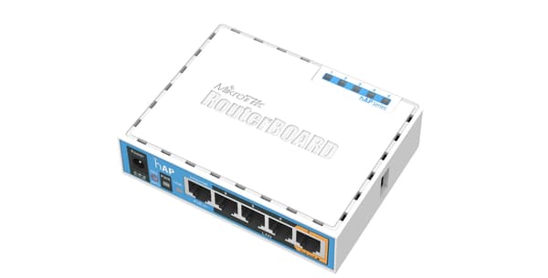 Mikrotik hAP White Power over Ethernet (PoE) Access Point