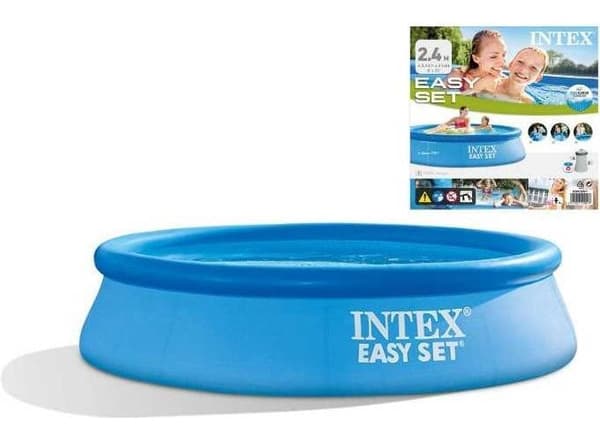 Intex 28108GN Above Ground Framed Pool Round Blue (28108GN)