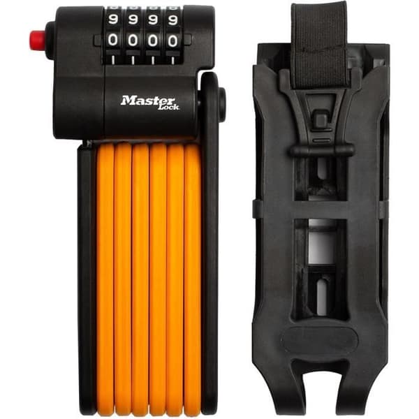 Master Lock Combination Bike Lock - 8336EURDPRO - Hardened Steel, Programmable