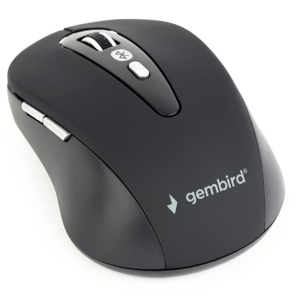 Gembird Bluetooth Mouse Black 6 Buttons 800-1600 DPI 6b-01