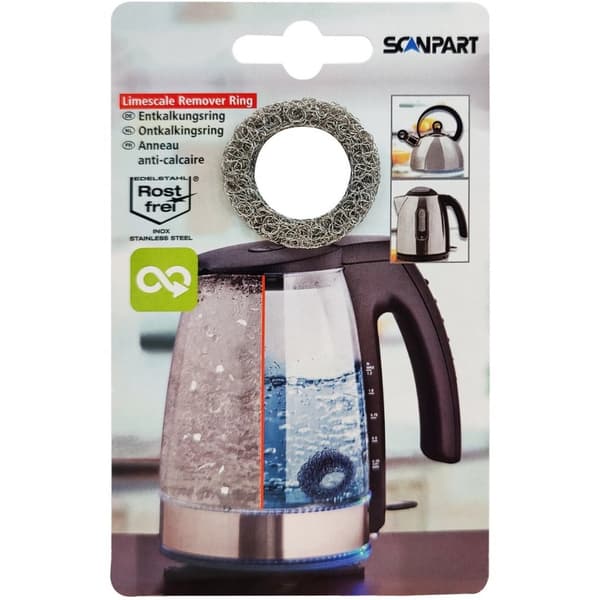 Scanpart Stainless Steel Kettle Descaling Ring - Protects Against Limescale