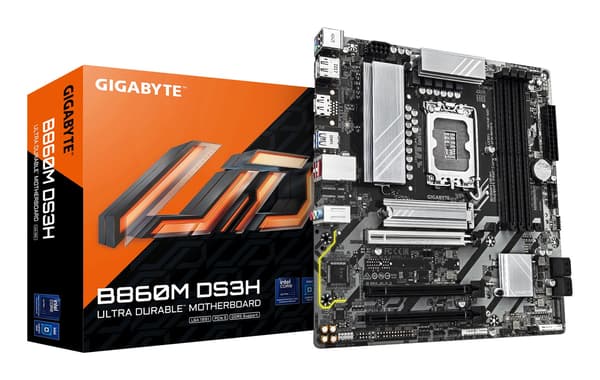 Gigabyte B860M DS3H - Micro ATX Motherboard - Intel LGA1851 - USB 3.2