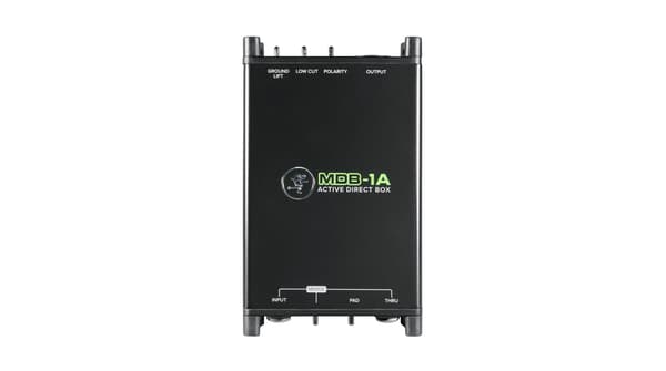Mackie MDB-1A Active Direct Box for Bass Guitar and Synth