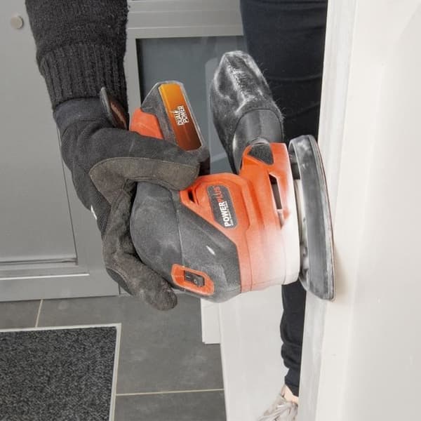 20V Cordless Multi-Function Sander - DUAL POWER POWDP50200 - Orange