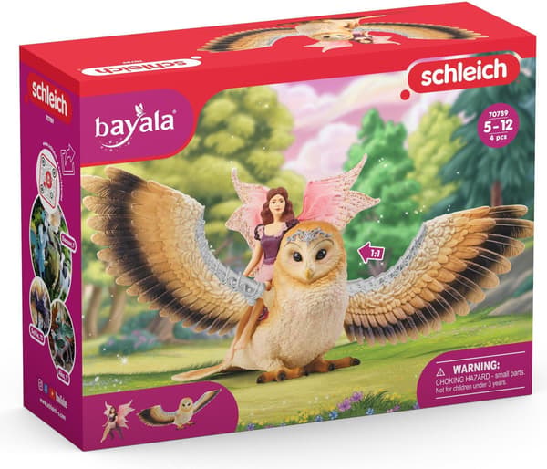 Schleich Bayala Elf on Glitter Owl V2 70789 (70789)