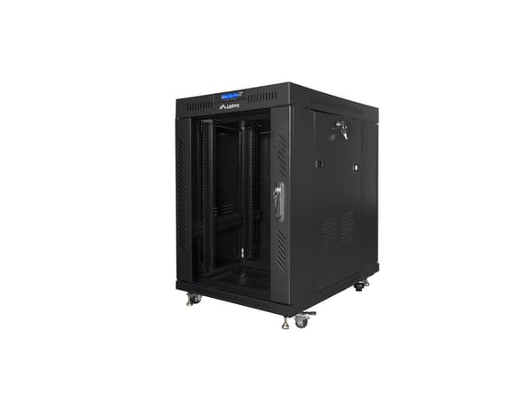 Lanberg Rack Cabinet 15U Freestanding Black FF01-8015-12BL