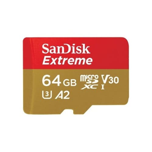 Sandisk MicroSDXC Extreme 64GB 170/80 Mb/s - A2 - V30 - SD