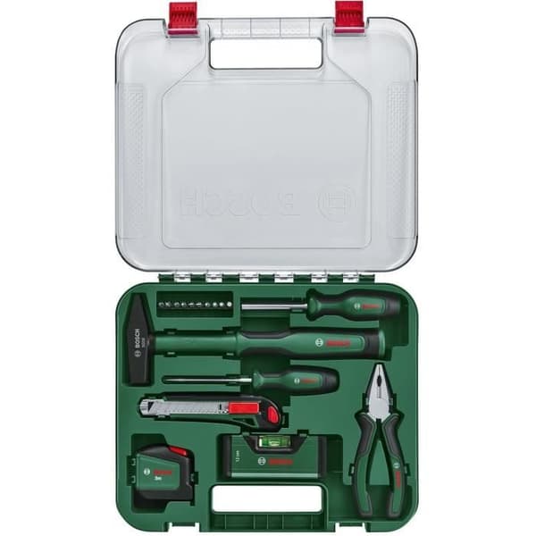 Bosch Universal - 17-Piece Hand Tool Set - Versatile Repair Kit for Home Use