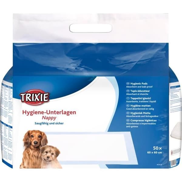 TRIXIE Nappy Training Mat - 60 x 60 cm - 50 Pieces