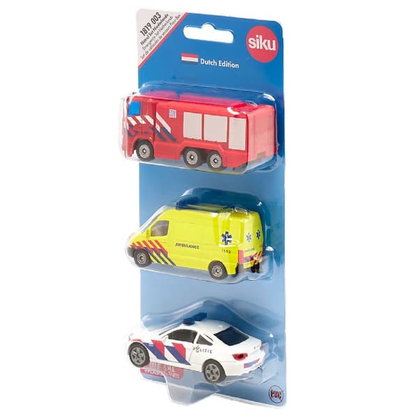 Siku 1819 Emergency Vehicles Netherlands 3 Pieces Set