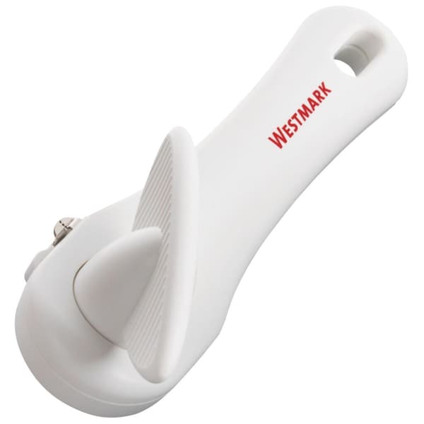 Westmark White Can Opener - Effortless Can Opening with Safety Features