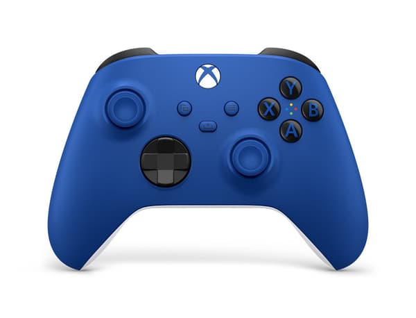 Microsoft Xbox Wireless Controller - Game Pad - kabellos - Bluetooth - Shockblau - für PC, Microsoft Xbox One, Android, Microsoft Xbox Series S, Microsoft Xbox Series X, iOS (QAU-00009)