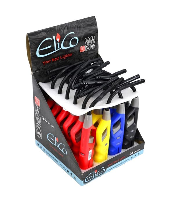 ELICO Bendable Gas Lighter 24 pcs. UL-1232