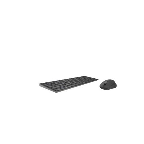 Rapoo 9600 M Wireless Multimode Blade Combo TKL Keyboard & Mouse Set, Dark Grade QWERTY US