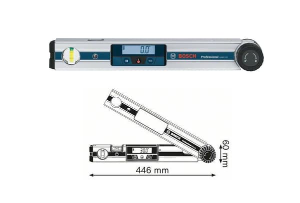 Bosch GAM 220 Professional Digital Angle Measurer 0 - 220°