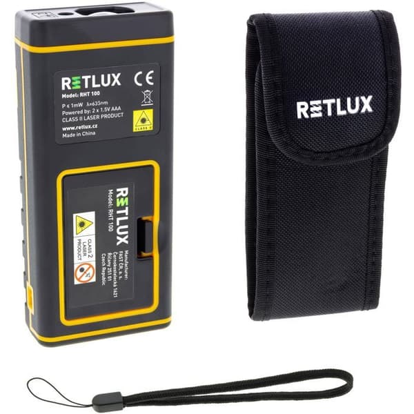 RETLUX RHT 100 Laser Rangefinder 40 m - Measuring Accuracy ± 2 mm