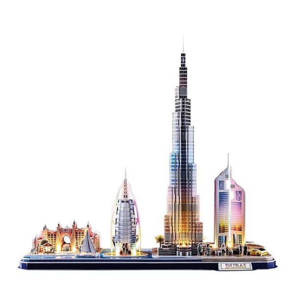Cubic Fun 3D LED Puzzle Dubai 182 Pieces