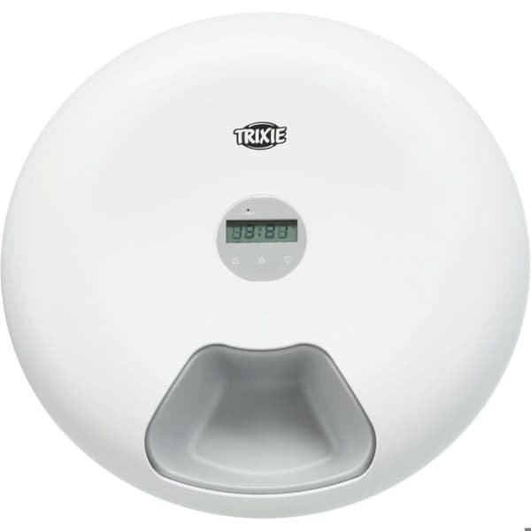 TRIXIE TX5+1 Automatic Pet Feeder - 6 x 0.18 L - White