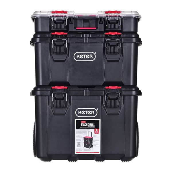 Keter Set of 3 Stack N Roll Boxes