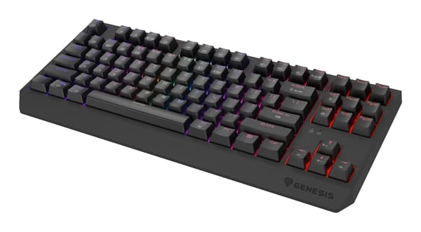 GENESIS Thor 230 TKL Gaming Keyboard USB + RF Wireless + Bluetooth Black