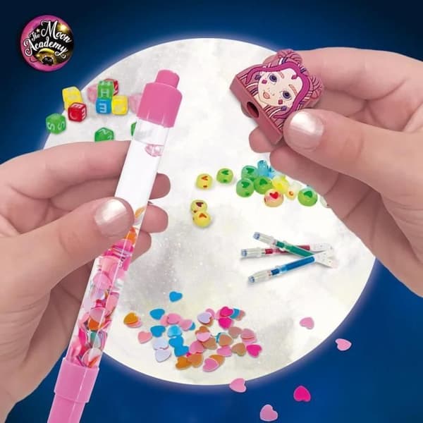 THE MOON ACADEMY - Creative Kit - Magic Pens and Diary - Personalized Included