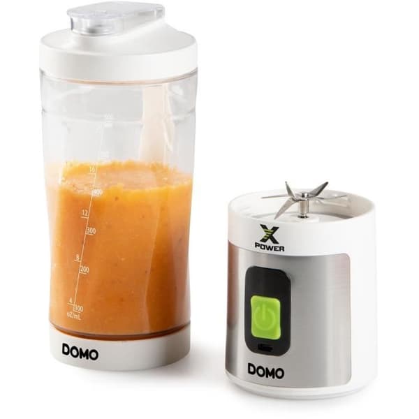 DOMO Portable Blender - DO752BL - 120W - 600 ml - Cordless - White