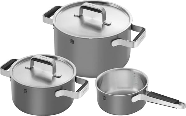 ZWILLING PURE 3-Piece Cookware Set Grey