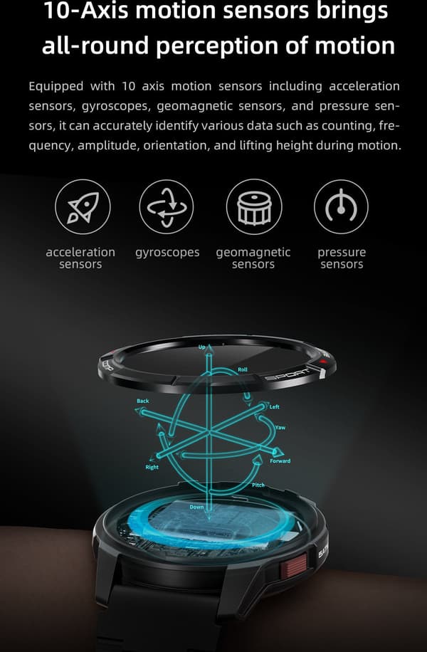 Mibro GS Active Smartwatch Black 360x360 AMOLED