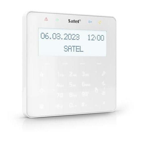 Satel Keypad INT-KSG2R-W Touchscreen