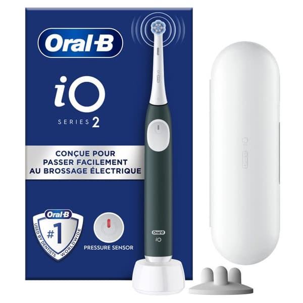 Oral-B Electric Toothbrush - iO2 - Green Drill - 3 Brushing Modes - 2-Minute Timer