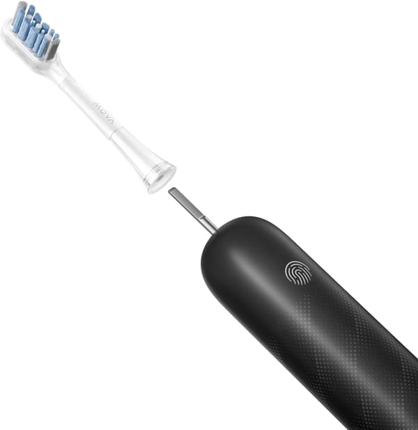 MOVA Electric Toothbrush - FRESH PRO - Black - Oscillating-Rotating Pulsating