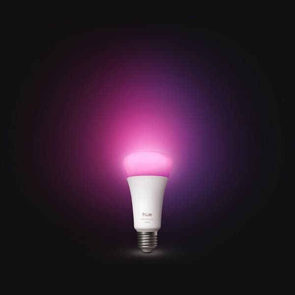 A67 Connected LED Bulb - PHILIPS HUE - Warm White Light - E27 Base - 11.8W - 1000-2000K - 1600 Lumens