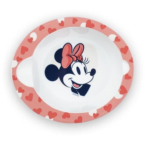 THERMOBABY Microwave Meal Set - 2 Pieces - Bowl and Spoon - Minnie