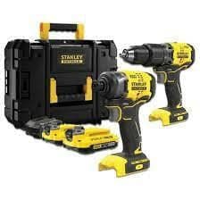 STANLEY V20 Tool Set SFMCK461D2S (SFMCD715 + SFMCF810B) 2x2.0Ah BAG