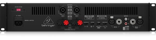 Behringer KM750 Audio Amplifier 2.1 Channels Black