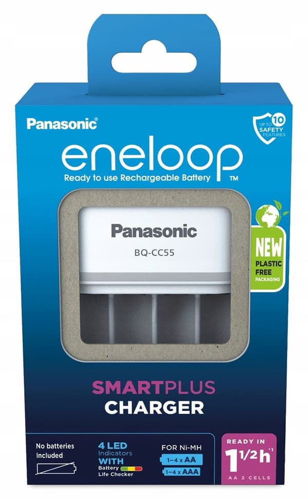Panasonic Eneloop Smartplus Battery Charger BQ-CC55
