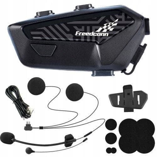 FreedConn F1 Plus V2 EU Motorcycle Intercom BT 5.4+EDR