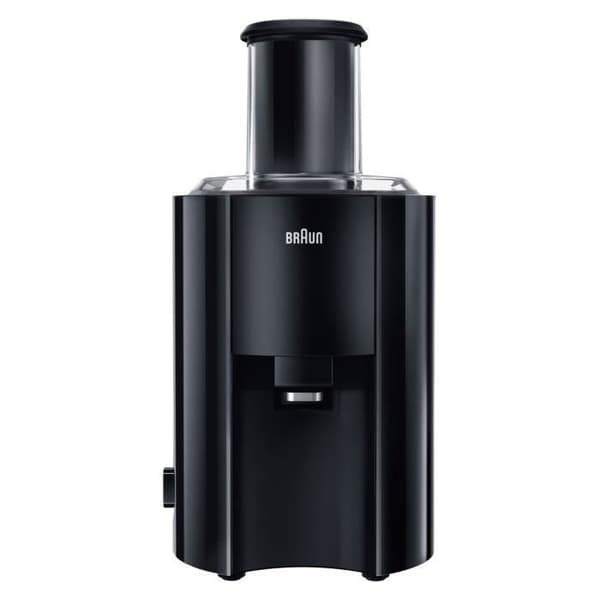 BRAUN J300 MultiQuick 3 Juicer - Black - 2 L Pulp Container - Fast Pressing System