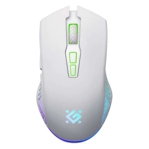 Defender Pandora Wireless Gaming Mouse White 3200dpi Rechargeable