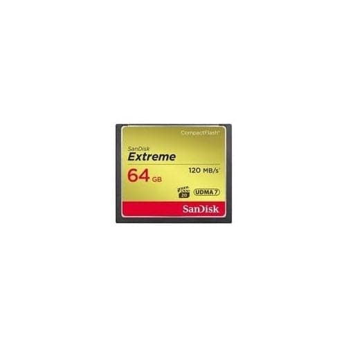 SanDisk Extreme Flash Memory Card - 64GB - 567x - CompactFlash - SDCFXSB-064 G-G46