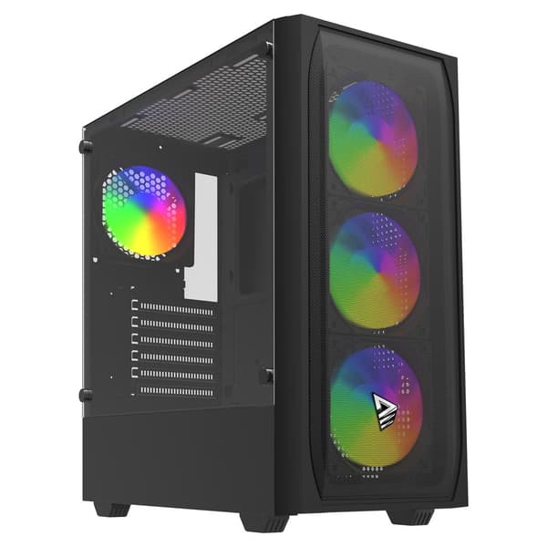 Savio Noctis Flow RGB Cube - Black