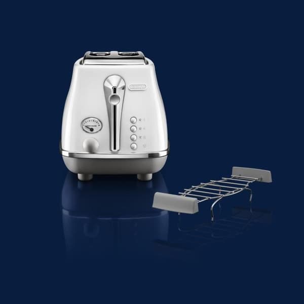 De'Longhi Toaster - CTOC2103.W - 900W - 2 Slots - White