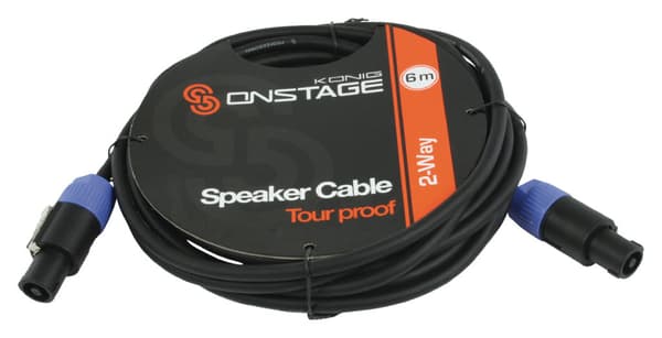 König Onstage CBSS2-6 Speaker Cable 2 x 1.50 mm 6.00 m