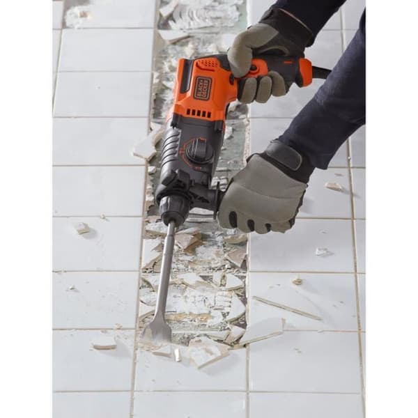 BLACK+DECKER Corded Rotary Hammer Drill - BEHS01-QS - 650W - with 2 drill bits