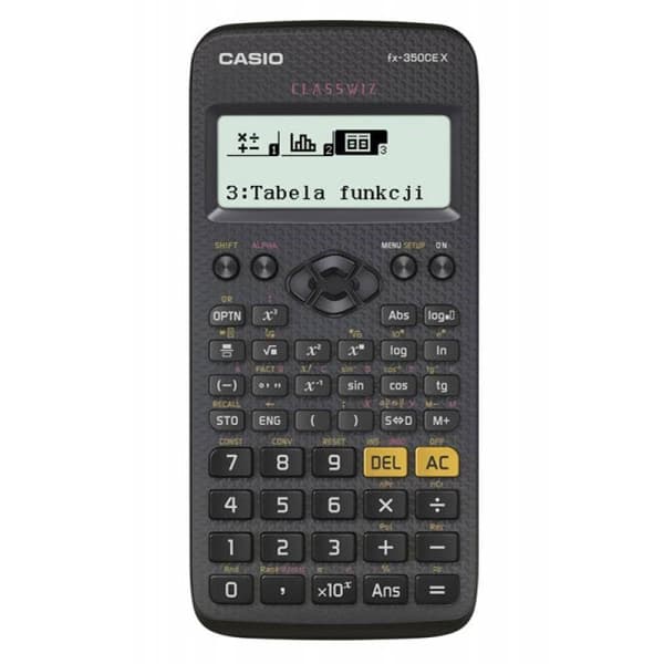 CASIO Scientific Calculator FX-350CEX 379 Functions 77x166mm Black