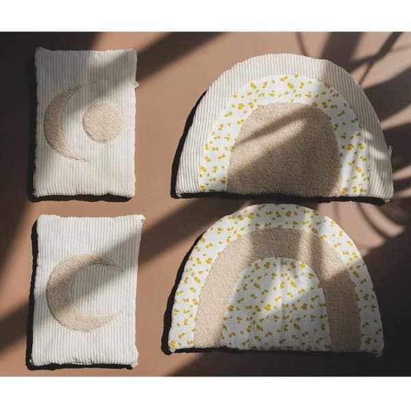 Modular Baby Cot Bumper - Moon Beige - 49 x 29 cm