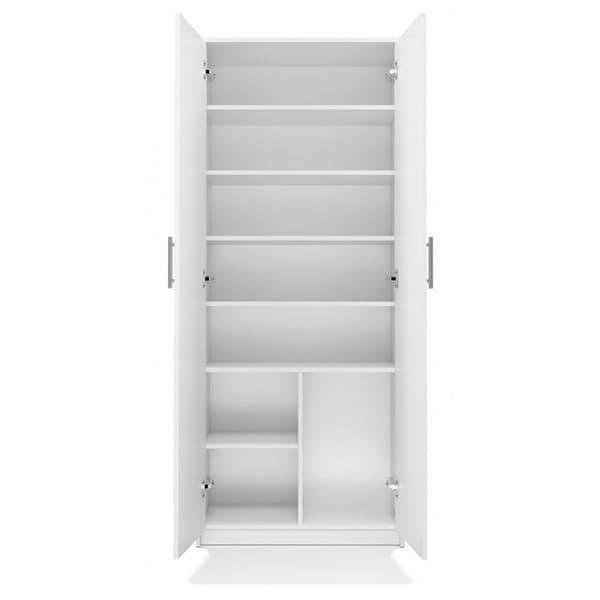 Filing Cabinet OLIV 2D 74x35x180 cm White