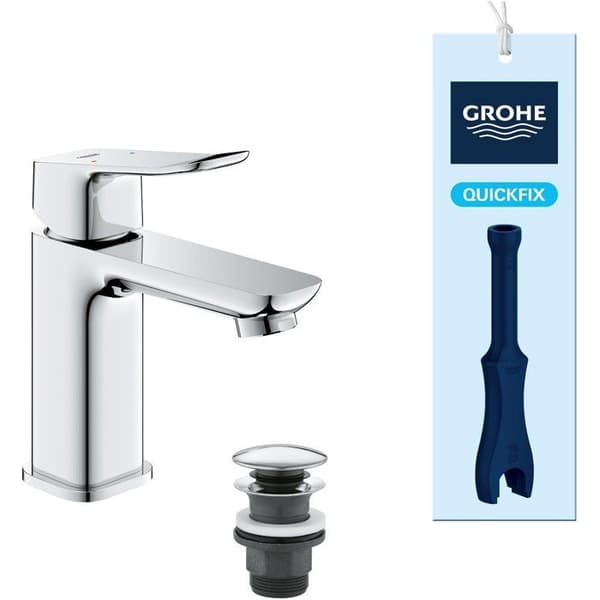 GROHE Basin Mixer Tap - Size S - Click-clack - Chrome