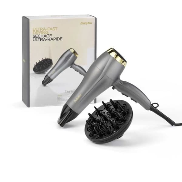 BABYLISS Hair Dryer 5513TE 2300 W Ionic Technology Titanium Ceramic